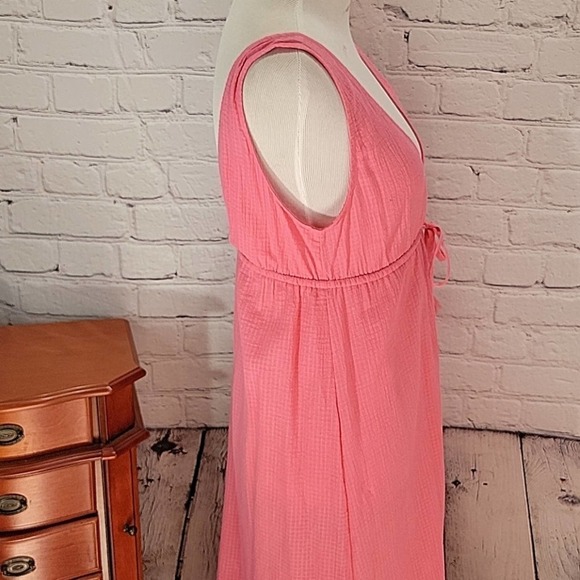 J. Crew Low V Neck Waist Tie Summer Dress - Picture 5 of 10